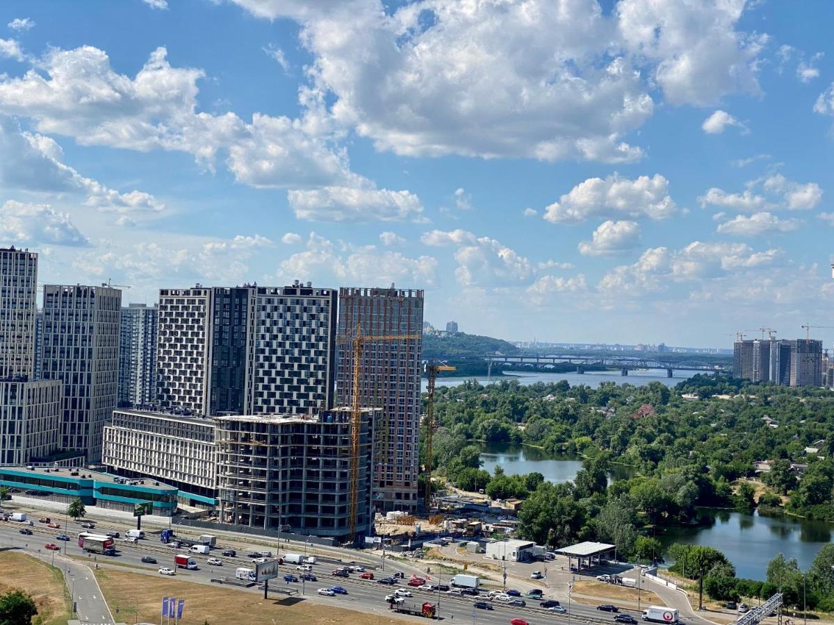 Apartments With Dnipro View Kyiv Exterior photo